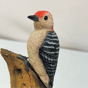Richard Lamson Studio Miniature Bird Woodpecker Replica Painted SIGNED USA